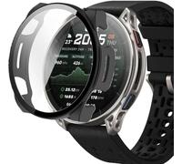 Blueshaweu Cover protettiva compatibile con Amazfit Cheetah 2 Ultra 47mm, custodia rigida per PC con protezione dello schermo in vetro temperato, per Cheetah 2 Ultra 47mm (Nero)