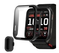 Blueshaweu Cover protettiva compatibile con Garmin Venu X1 Smartwatch, custodia rigida per PC con protezione dello schermo in vetro temperato, per Venu X1 (Nero)