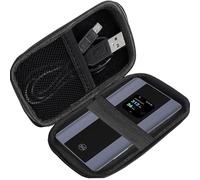 Blueshaweu Custodia compatibile con Brovi E6888 5G Mobile WiFi Pro 5, custodia protettiva con spazio per cavo USB, compatibile con router Wi-Fi mobile Brovi E6888 (nero)