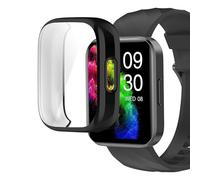 Blueshaweu Custodia compatibile per smartwatch RUIMEN D1, flessibile TPU protezione completa con pellicola protettiva antigraffio Custodia compatibile con RUIMEN D1 smartwatch (nero)