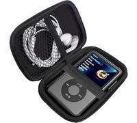 Blueshaweu Custodia per lettore MP3, compatibile con innioasis Y1, custodia protettiva con spazio per auricolari, cavo USB e scheda di memoria, compatibile con lettore MP3 innioasis Y1 (nero)