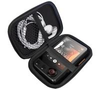 Blueshaweu Custodia per lettore MP3 compatibile con lettore MP3 MECHEN D53 - Custodia con spazio per auricolari, cavo USB e scheda di memoria - Compatibile con lettore MP3 MECHEN D53 (nero)