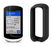 Blueshaweu Custodia protettiva con 2 pellicole in TPU compatibili per Garmin Edge Explore 2, custodia in silicone morbido per Garmin Edge Explore 2 (custodia + 2 film)