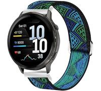 Blueshaweu elastico intrecciato Cinturino per Garmin Venu 4, cinturino di ricambio elastico intrecciato regolabile Compatibile per Garmin Venu 4 41mm, 45mm (Blueprint, 22mm)