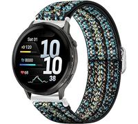 Blueshaweu elastico intrecciato Cinturino per Garmin Venu 4, cinturino di ricambio elastico intrecciato regolabile Compatibile per Garmin Venu 4 41mm, 45mm (Bohe Cielo blu, 22mm)