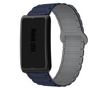 Blueshaweu il cinturinio compatibile con Amazfit Helio Strap, 22mm Magnetic Silicone Sport Forte Cinturino Magnetico Compatibile con Amazfit Helio Strap (Blu)