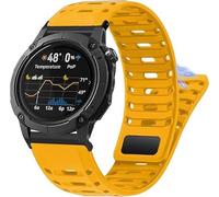 Blueshaweu il cinturinio compatibile con COROS NOMAD SmartWatch,24mm Magnetic Nuovo silicone sportivo antisudore,traspirante Magnetico Cinturino Compatibile con COROS NOMAD SmartWatch (Arancione)