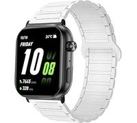 Blueshaweu il cinturinio compatibile con HONOR Choice Watch 2i Smartwatch,22mm Magnetic Silicone Sport Forte Cinturino Magnetico Compatibile con HONOR Choice Watch 2i (Bianco)