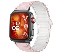Blueshaweu il cinturinio compatibile con HUAWEI Watch Fit 3 Smart Watch, 22mm Magnetic Silicone Sport Forte Cinturino Magnetico Compatibile con Smartwatch Huawei Watch Fit 4/4 Pro (Rosa)