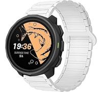 Blueshaweu il cinturinio compatibile con SUUNTO Smartwatch Nautic S, 22mm Magnetic Silicone Sport Forte Cinturino Magnetico Compatibile con SUUNTO Nautic S (Bianco)