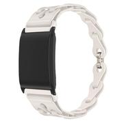 Blueshaweu il Cinturino compatibile per WHOOP 4.0+Custodia protezione -Regolabile Sportivo Sostitutivi in Silicone Elastico Traforato Cinturino compatibile per WHOOP 5.0 PEAK (Beige)