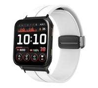 Blueshaweu Magnetico Sportivo cinturino compatibile con Garmin Venu X1 Smartwatch, Magnetico cinturino in silicone sportivo a Smontaggio rapido 24mm compatibile con Garmin Venu X1 (Bianco)