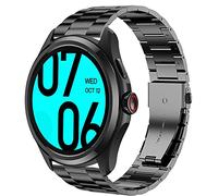 Blueshaweu Metallo compatibile con Ticwatch Pro 5 Smartwatch,Cinturino in acciaio inossidabile compatibile con Ticwatch Pro 5 1,43" Smartwatch