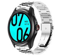 Blueshaweu Metallo compatibile con Ticwatch Pro 5 Smartwatch,Cinturino in acciaio inossidabile compatibile con Ticwatch Pro 5 1,43" Smartwatch