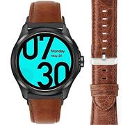 Blueshaweu Onetuo Cinturino compatibile con Ticwatch Pro 5, Quick Release Pelle Classic Cinturino di ricambio per smartwatch Ticwatch Pro 5