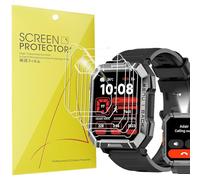 Blueshaweu Pellicola protettiva compatibile con Blackview Smartwatch Uomo 2,01'' W60, HD trasparente pellicola protettiva flessibile in TPU [6 pezzi] compatibile con lo smartwatch iowodo W60/Baolubao