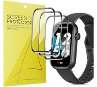 Blueshaweu Pellicola protettiva compatibile con BOALZETD smartwatch QS50 1,47", HD trasparente e flessibile in TPU [3 pezzi] compatibile per BOALZETD QS50 1,47" Smartwatch (Nero)