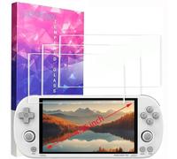 Blueshaweu Pellicola protettiva compatibile con console da gioco Trimui Smart Pro da 5 pollici, durezza 9H, pellicola protettiva in vetro temperato [3 pezzi] compatibile con TRIMUI Brick (HD)