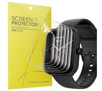 Blueshaweu Pellicola protettiva compatibile con Hama Smartwatch 1,65" 5000, HD trasparente, pellicola protettiva flessibile in TPU [6 pezzi] compatibile con smartwatch Hama 5000 (trasparente)