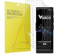 Blueshaweu Pellicola protettiva compatibile con il traduttore vocale Vasco Translator V4, HD trasparente, pellicola protettiva flessibile in TPU [6 pezzi] per Vasco Translator V4 traduttore vocale