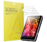 Blueshaweu Pellicola protettiva compatibile con lettore MP3 SWOFY M4 da 2,4 pollici, HD trasparente e flessibile in TPU [6 pezzi] per ZAQE M4 / SWOFY M4 MP3 Player (trasparente)