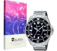 Blueshaweu Pellicola protettiva compatibile con orologio MDV107-1AV, durezza 9H, pellicola protettiva in vetro temperato [3 pezzi] compatibile con Casio Duro, MDV107, MDV107D (HD)