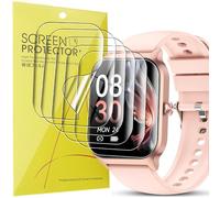Blueshaweu - Pellicola protettiva compatibile con Smart Watch CASCHO per uomo e donna da 1,85", confezione da 6, copertura completa, in TPU, trasparente, compatibile con smartwatch CASCHO P125