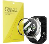 Blueshaweu Pellicola protettiva compatibile con smartwatch Amazfit Active 3 1,32", HD trasparente e flessibile in PET [3 pezzi] compatibile per Amazfit Active 3 1,32" Smartwatch (Nero)