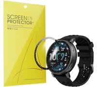 Blueshaweu Pellicola protettiva compatibile con smartwatch Amazfit Active Max 1,5", HD trasparente e flessibile in TPU [3 pezzi] compatibile per Amazfit Active Max 1,5" Smartwatch (Nero)