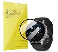 Blueshaweu Pellicola protettiva compatibile con smartwatch Garmin D2 Air X15,HD trasparente e flessibile in PET [3 pezzi] compatibile per Garmin D2 Air X15 Smartwatch (Nero)