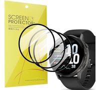 Blueshaweu Pellicola protettiva compatibile con smartwatch Garmin Venu 4 45mm,HD trasparente e flessibile in TPU [3 pezzi] compatibile per Garmin Venu 4 45mm Smartwatch (Nero)