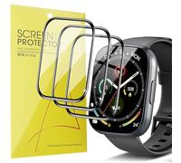 Blueshaweu Pellicola protettiva compatibile con smartwatch Puqo/Cillso T80, HD trasparente e flessibile in TPU [3 pezzi] compatibile per Puqo/Cillso T80 Smartwatch. (Nero)