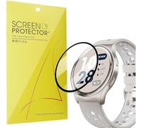 Blueshaweu Pellicola protettiva compatibile con smartwatch Reebok Pulse,HD trasparente e flessibile in PET [3 pezzi] compatibile per Reebok Pulse Smartwatch (Nero)