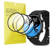Blueshaweu Pellicola protettiva compatibile con smartwatch Ulfsaar ZL73S 1,39",HD trasparente e flessibile in PET [3 pezzi] compatibile per Ulfsaar ZL73S 1,39" Smartwatch (Nero)