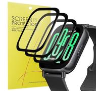 Blueshaweu Pellicola protettiva compatibile con smartwatch XiaoMi Redmi Watch 5 Active,HD trasparente e flessibile in TPU [3 pezzi] compatibile per XiaoMi Redmi Watch 5 Active (Nero)