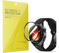 Blueshaweu Pellicola protettiva compatibile con smartwatch XIAOMI Watch 5 1,54", HD trasparente e flessibile in PET [3 pezzi] compatibile per XIAOMI Watch 5 1,54" Smartwatch (Nero)