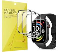 Blueshaweu Pellicola protettiva compatibile con XIAOMI Redmi Watch 6 2,07" Smartwatch, HD trasparente e flessibile in PET [3 pezzi] compatibile per Redmi Watch 6 2.07 Smartwatch (Nero)