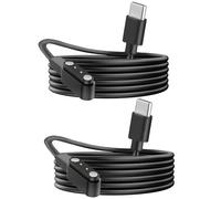 Blueshaweu per Kosspet caricabatterie, cavo di ricarica USB magnetico di ricambio per KOSPET Tank T4, Tank M4, Tank T3 Ultra 2/Tank T3, Tank M3 Ultra, Orb Watch, ecc (tipo C nero + nero, per Tank T3