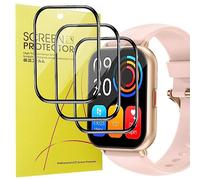 Blueshaweu Proteggi schermo per RUIMEN H1 Smartwatch 1,69 Pollici, [3 Pezzi] Pellicola protettiva per RUIMEN H1 Smartwatch (Black)