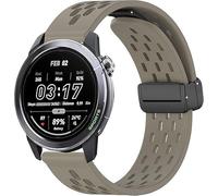 Blueshaweu silicone cinturino Compatibile con Mibro GS Explorer S/Pro 2 / Active 2, cinturino sportivo traspirante in morbido silicone magnetico compatibile con Mibro GS (Marrone)