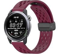 Blueshaweu silicone cinturino Compatibile con Mibro GS Explorer S/Pro 2 / Active 2, cinturino sportivo traspirante in morbido silicone magnetico compatibile con Mibro GS (Rosso)