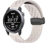 Blueshaweu silicone cinturino Compatibile con Mibro GS Explorer S/Pro 2 / Active 2, cinturino sportivo traspirante in morbido silicone magnetico compatibile con Mibro GS (Beige)