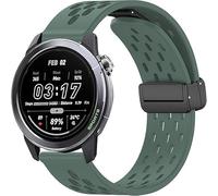 Blueshaweu silicone cinturino Compatibile con Mibro GS Explorer S/Pro 2 / Active 2, cinturino sportivo traspirante in morbido silicone magnetico compatibile con Mibro GS (Verde)