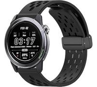 Blueshaweu silicone cinturino Compatibile con Mibro GS Explorer S/Pro 2 / Active 2, cinturino sportivo traspirante in morbido silicone magnetico compatibile con Mibro GS (Nero)