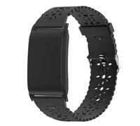 Blueshaweu Ultra sottile Lace Scavato Design Cinturino Compatibile con WHOOP 4.0+Custodia protezione, Più recente Cinturino in Silicone Desginato Compatibile per WHOOP 5.0 PEAK (Nero)