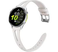 Blueshaweu Vintage pelle Cinturino compatibile con Garmin Forerunner 970 Smartwatch,22mm cinturino alternativo traspirante in Vintage pelle compatibile per Forerunner 970 (Bianco)