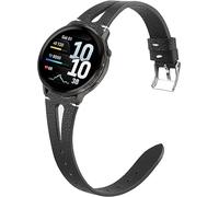 Blueshaweu Vintage pelle Cinturino compatibile con Garmin Venu 4 Smartwatch,cinturino alternativo traspirante in Vintage pelle compatibile per Garmin Venu 4 41mm, 45mm (Nero, 22mm)