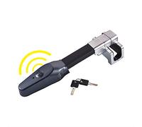 Blueshyhall Bloccaggio volante con allarme, 130 dB con allarme per auto, antifurto, volante auto, immobilizzatore, blocco volante per auto, camper, camion, universale