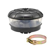 Blueshyhall Filtro a Ciclone Offroad Auto, Tubo di Aspirazione Aria, Tubo Snorkel Auto Filtro a Ciclone Universale per Snorkel Veicolo, Trattore, Escavatore, Tazza di Sabbia (4,0" / 102mm)