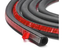 Blueshyhall Guarnizione per porta auto, autoadesiva, in gomma EPDM, profilo a D, universale, protezione acustica, impermeabile, rumore di guida, isolamento acustico, riduzione del rumore del vento